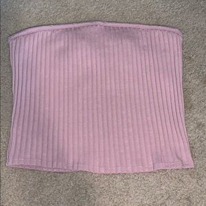 Dusty Rose cropped tube top